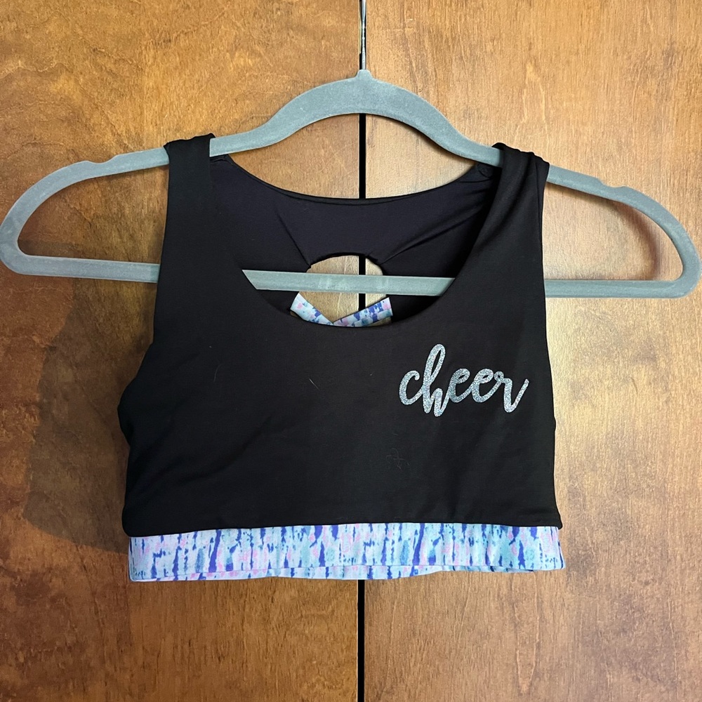 cheer sports bra